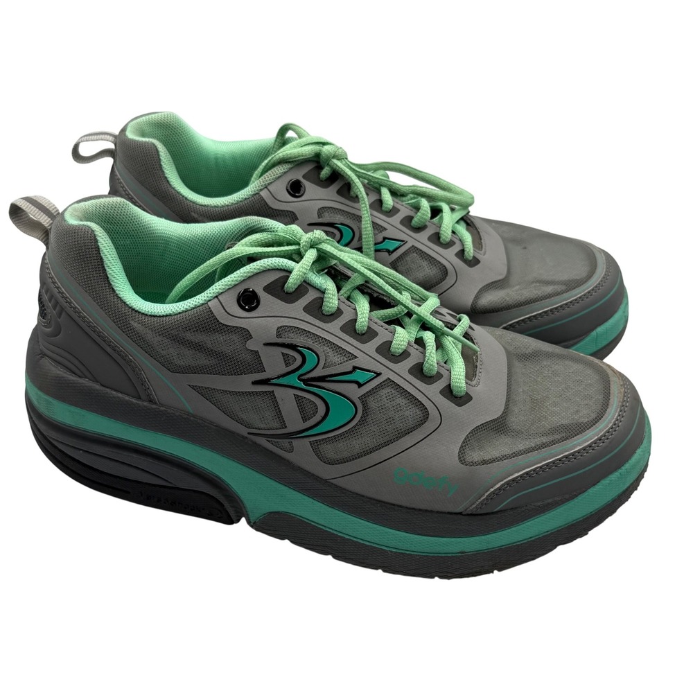 Gravity Defyer G-Defy Women's 9‎ Gray Mint VersoShock Walking Shoes Comfort